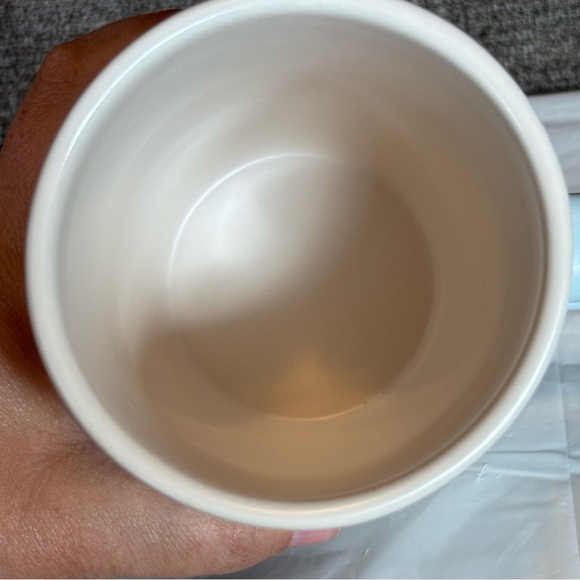 Rae Dunn White Jelly Beans Artisan Collection Coffee Mug With‎ Wooden Lid 20 oz - Picture 7 of 8